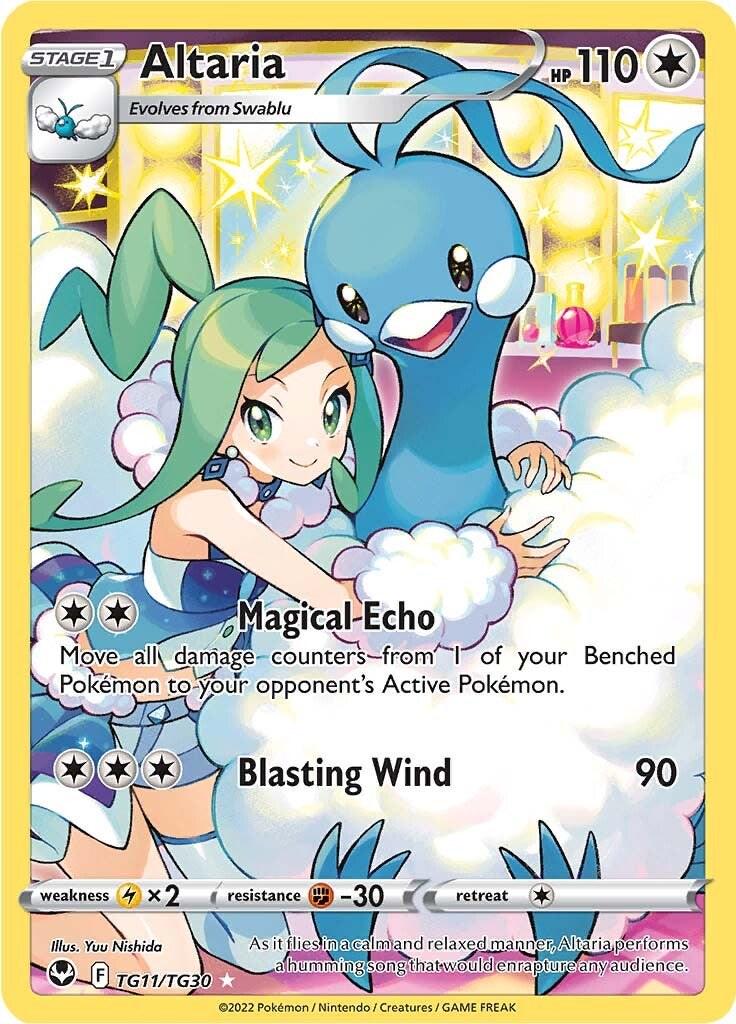 Silver Tempest Altaria Pokémon card